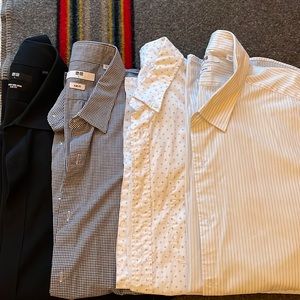 Men’s Uniqlo Dress Shirt Bundle! Almost new!